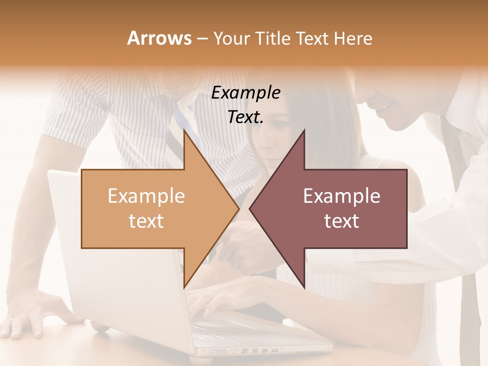 Business Desk Technology PowerPoint Template