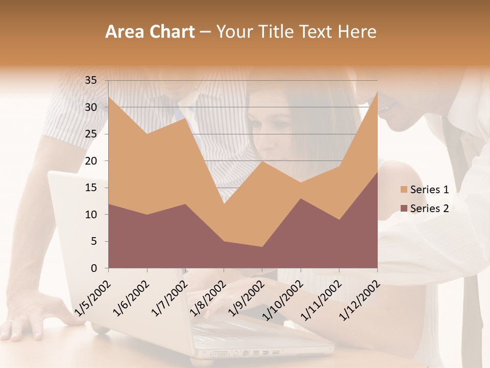Business Desk Technology PowerPoint Template
