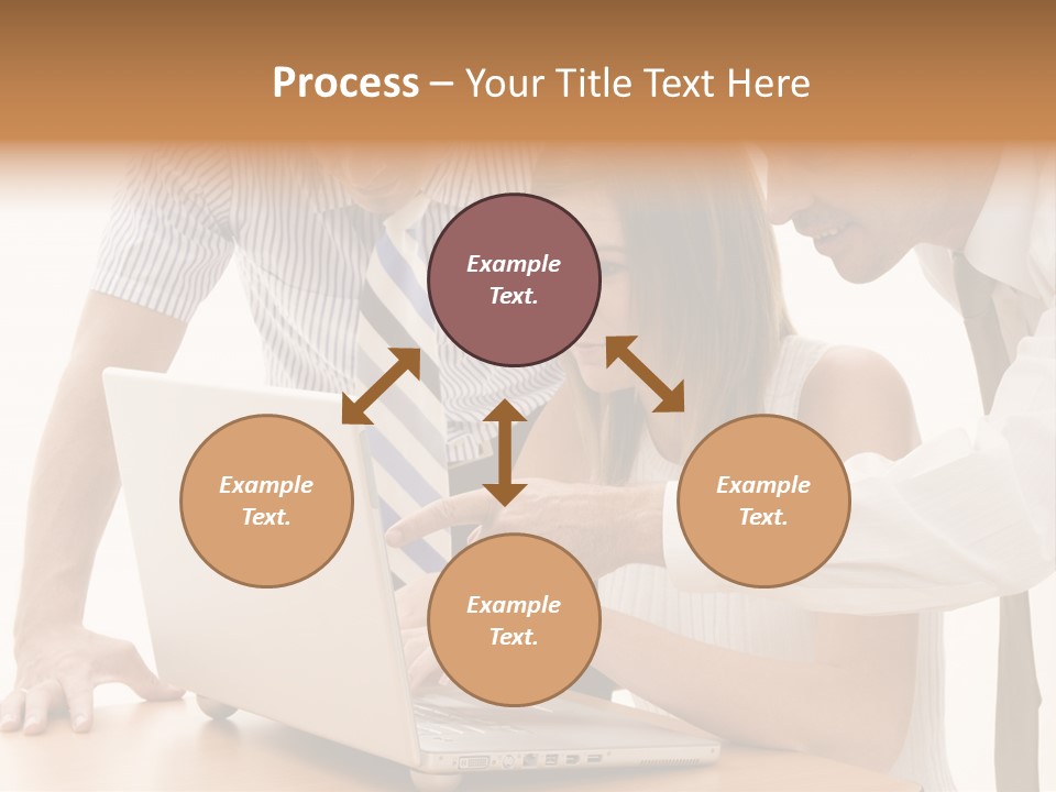 Business Desk Technology PowerPoint Template