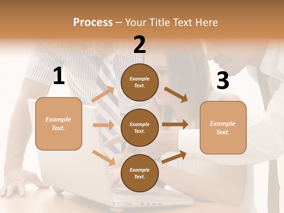 Business Desk Technology PowerPoint Template