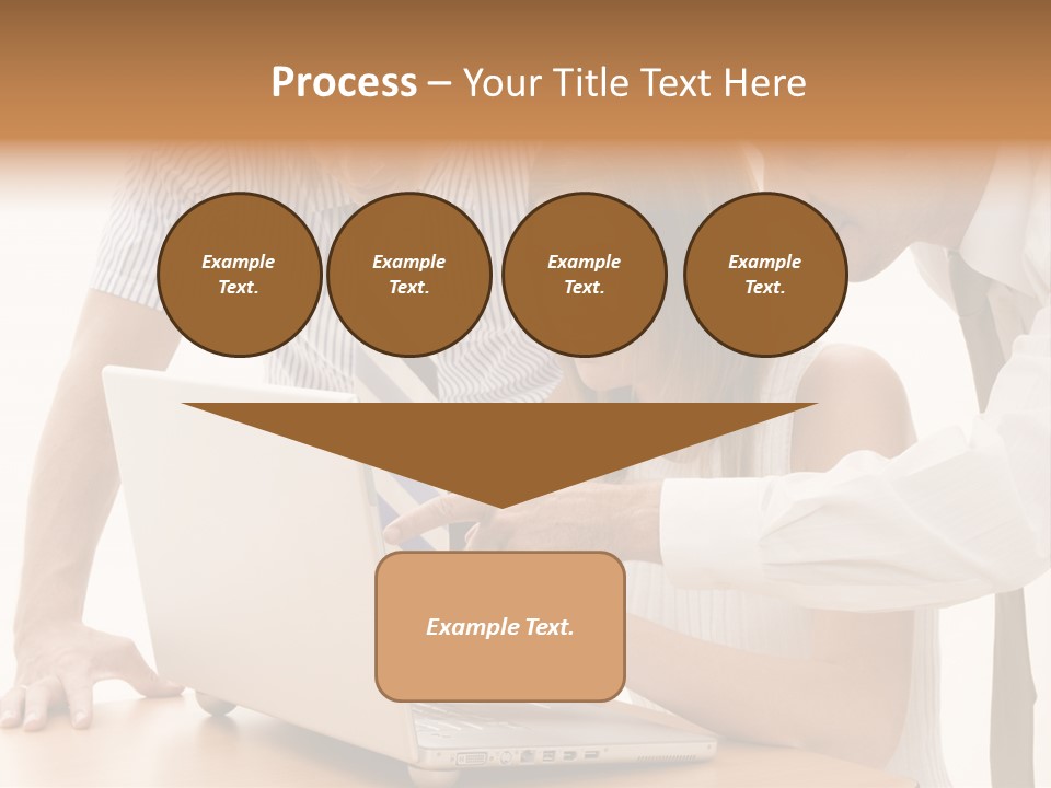 Business Desk Technology PowerPoint Template