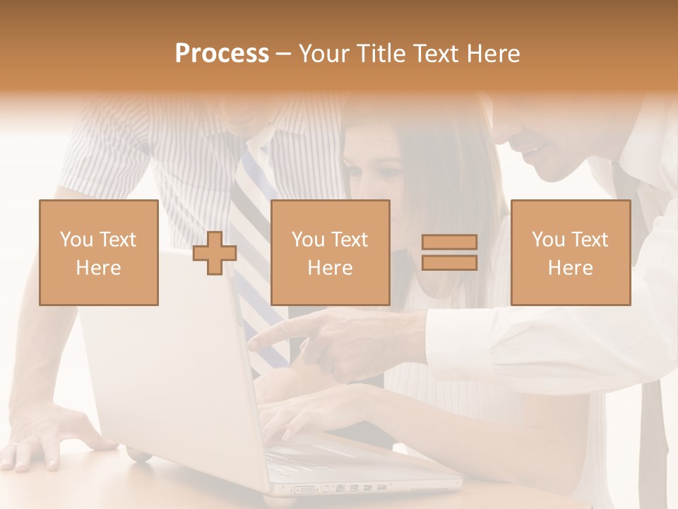 Business Desk Technology PowerPoint Template