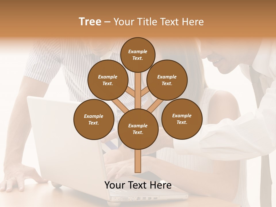 Business Desk Technology PowerPoint Template