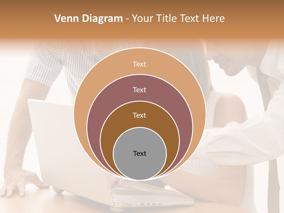 Business Desk Technology PowerPoint Template