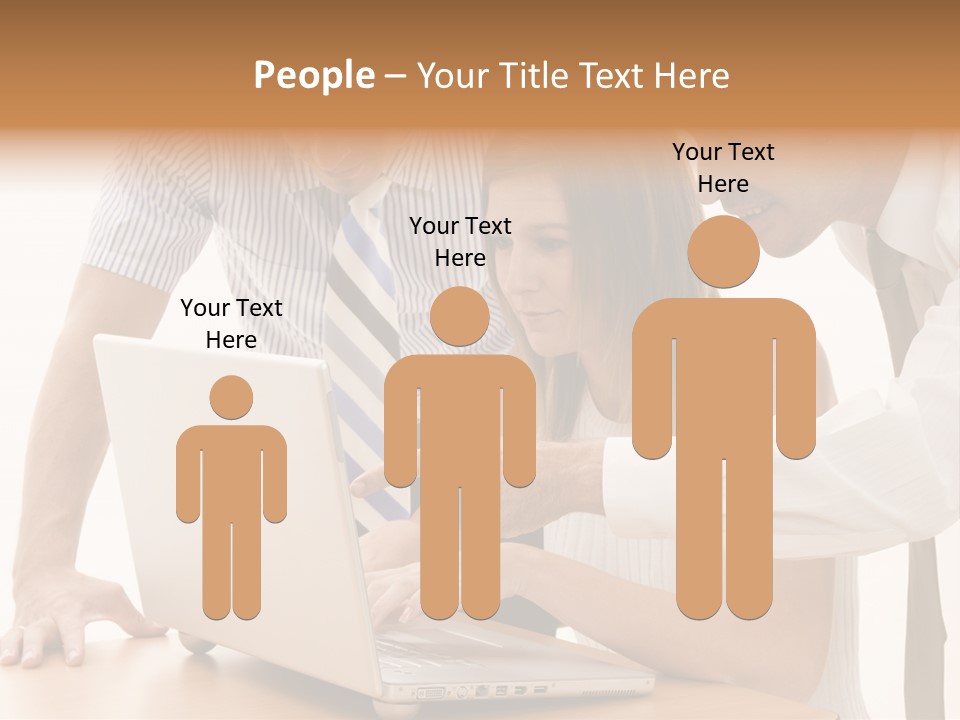 Business Desk Technology PowerPoint Template