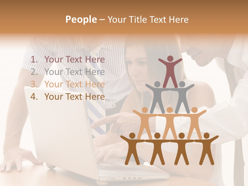 Business Desk Technology PowerPoint Template