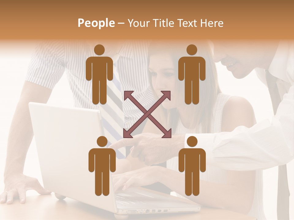 Business Desk Technology PowerPoint Template