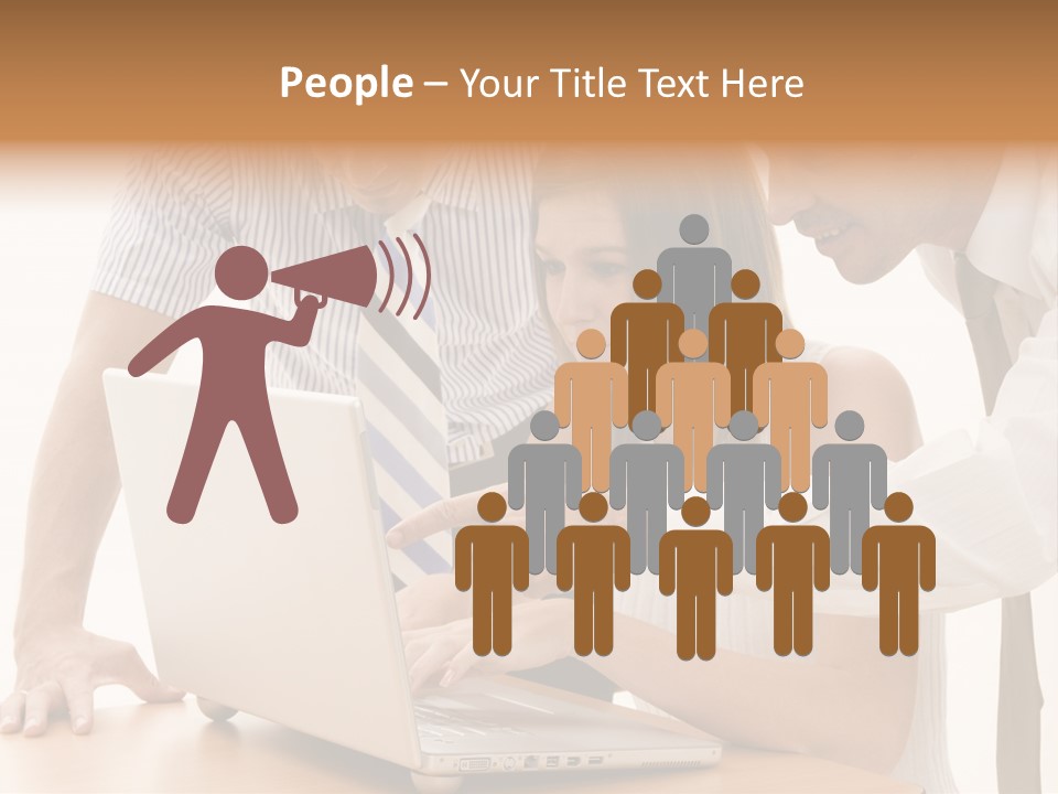 Business Desk Technology PowerPoint Template