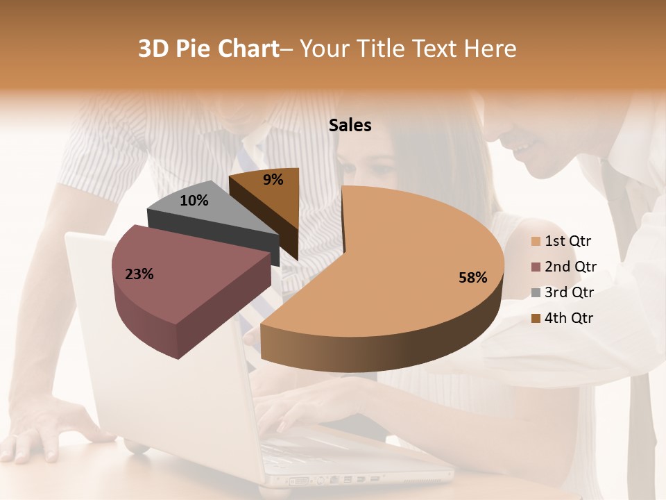 Business Desk Technology PowerPoint Template