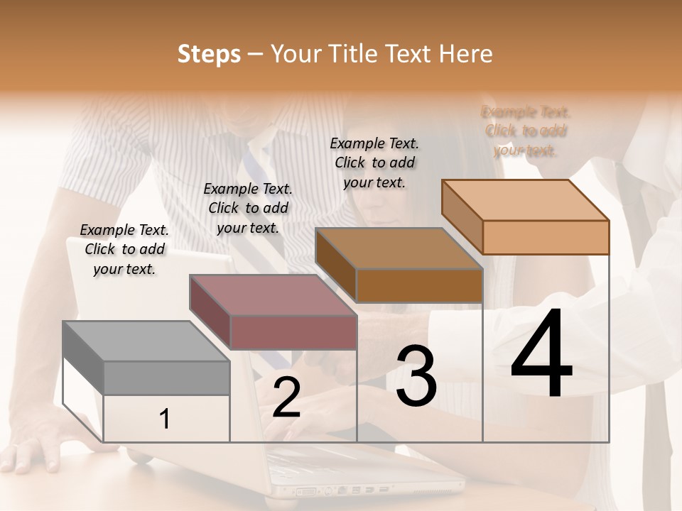 Business Desk Technology PowerPoint Template