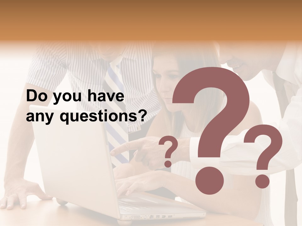 Business Desk Technology PowerPoint Template