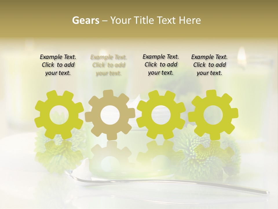 Moisturizing Female Relax PowerPoint Template