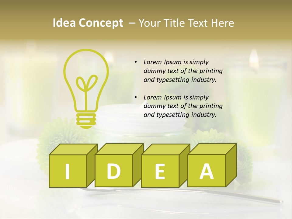 Moisturizing Female Relax PowerPoint Template