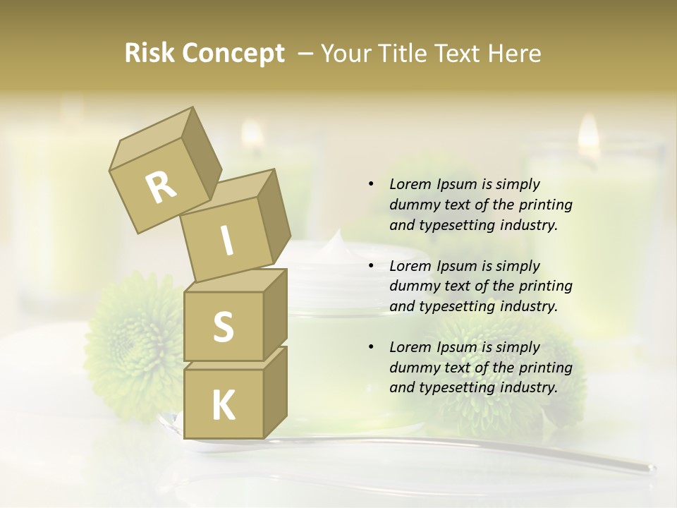 Moisturizing Female Relax PowerPoint Template