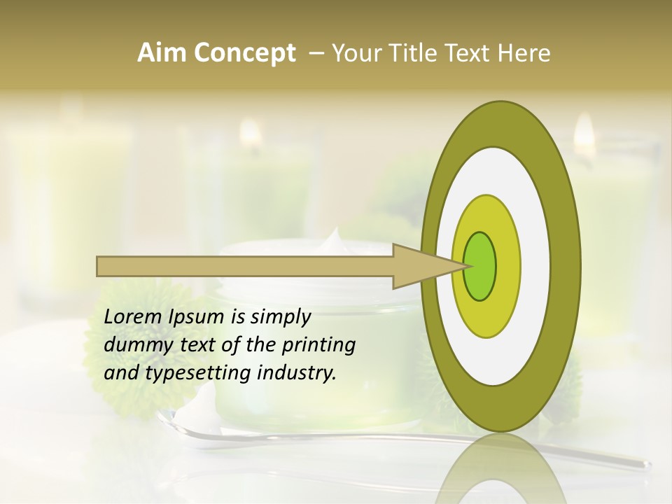 Moisturizing Female Relax PowerPoint Template