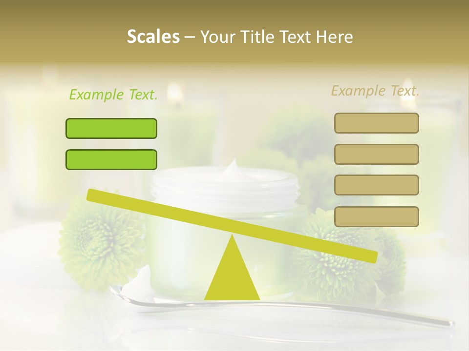 Moisturizing Female Relax PowerPoint Template