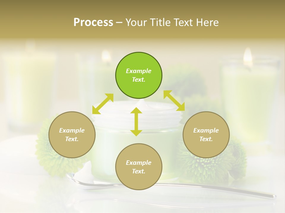 Moisturizing Female Relax PowerPoint Template