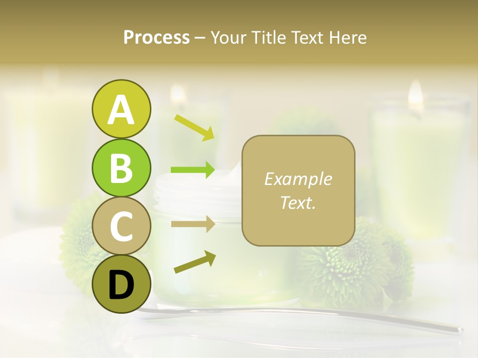 Moisturizing Female Relax PowerPoint Template