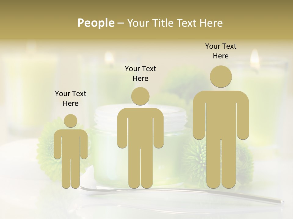 Moisturizing Female Relax PowerPoint Template