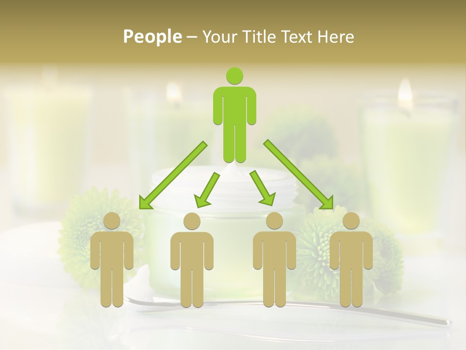 Moisturizing Female Relax PowerPoint Template