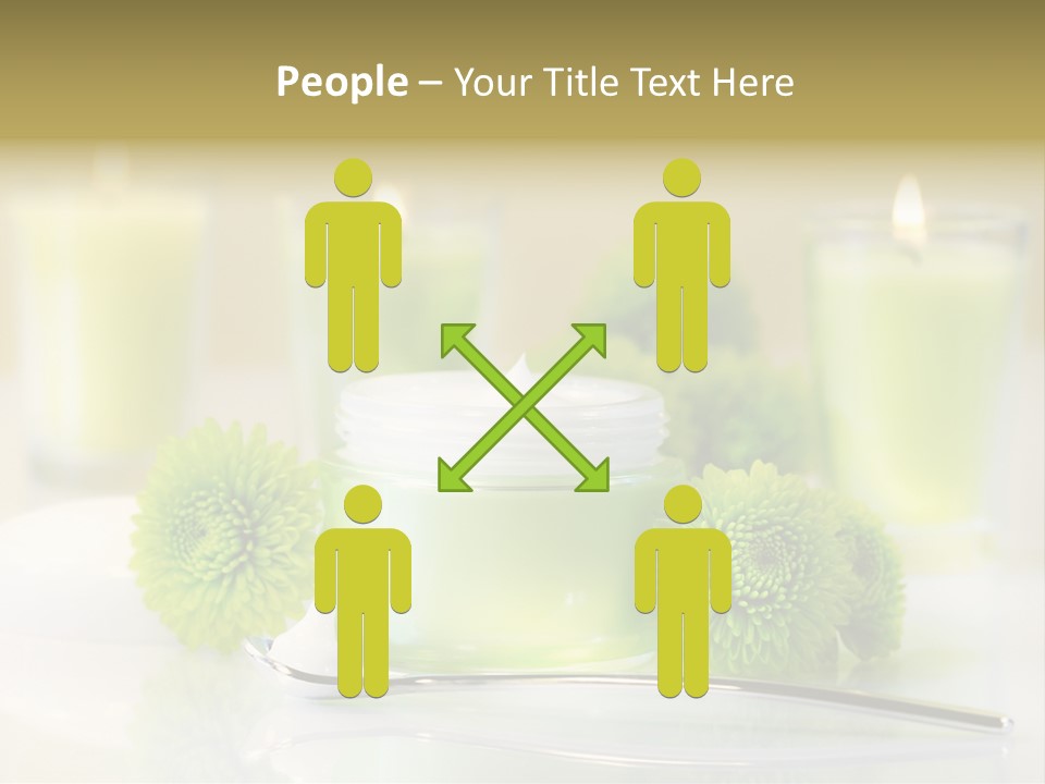 Moisturizing Female Relax PowerPoint Template