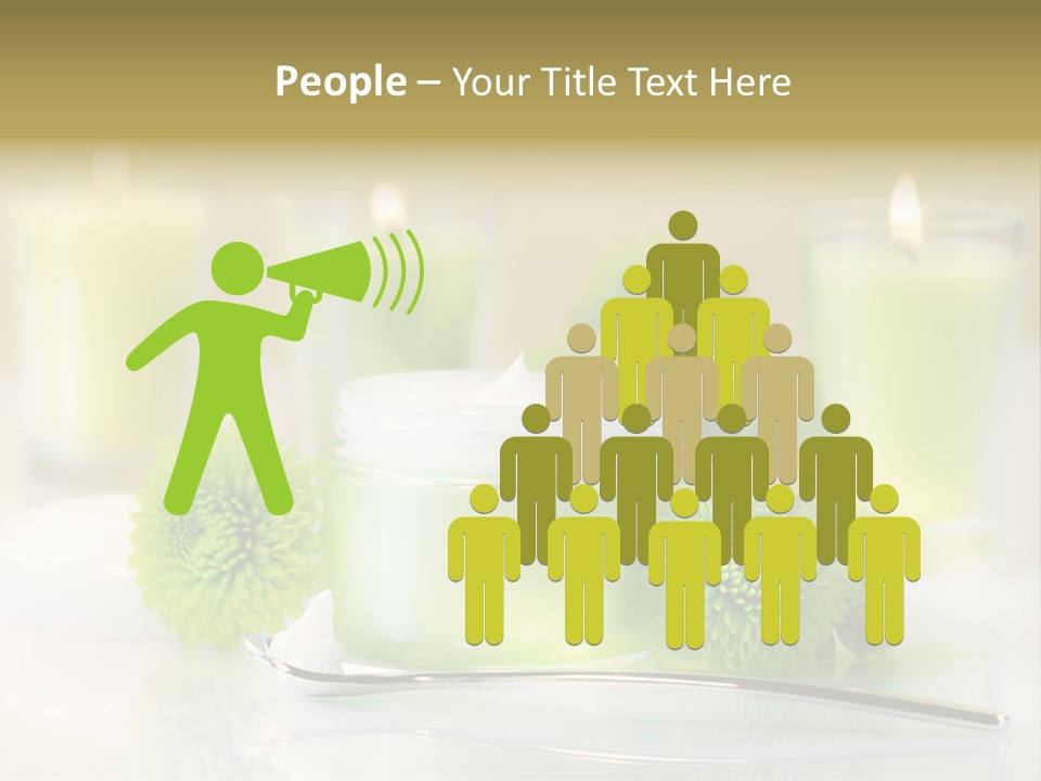 Moisturizing Female Relax PowerPoint Template