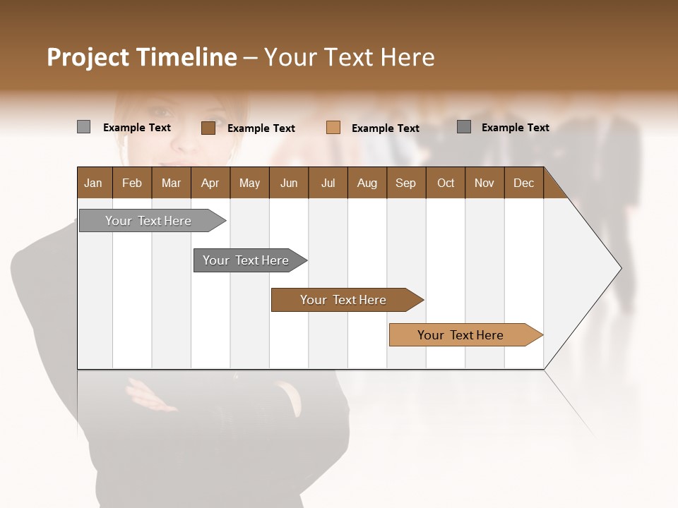 People Businesswoman Vision PowerPoint Template
