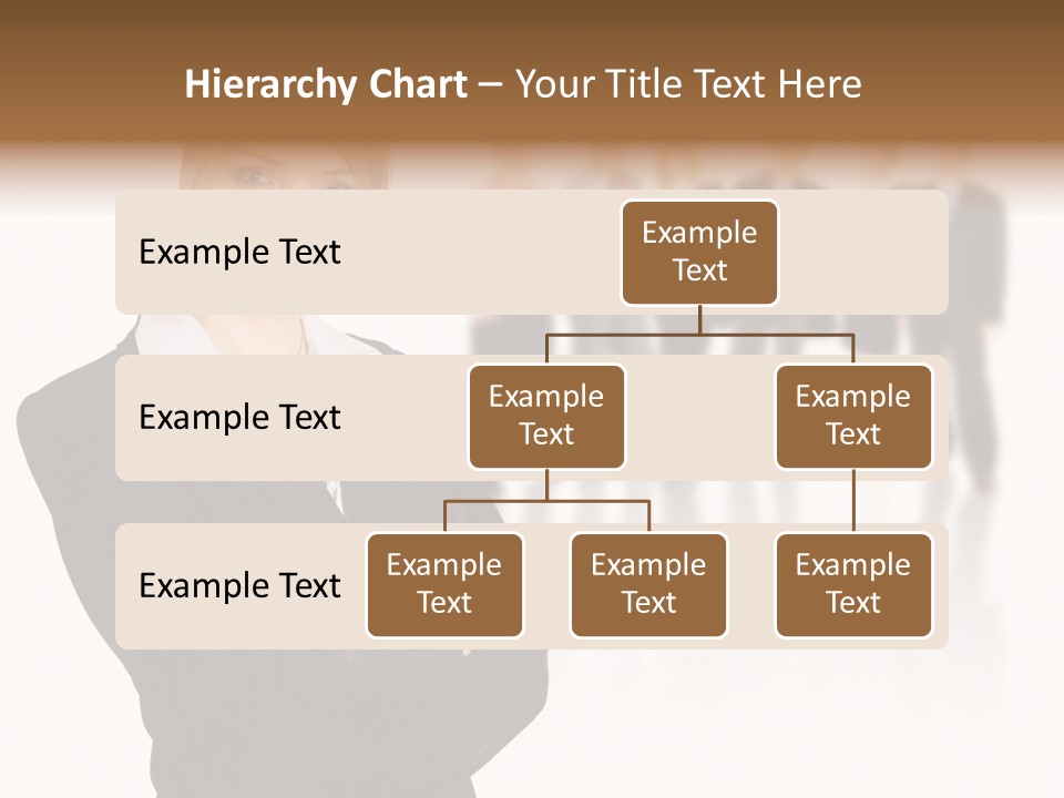 People Businesswoman Vision PowerPoint Template