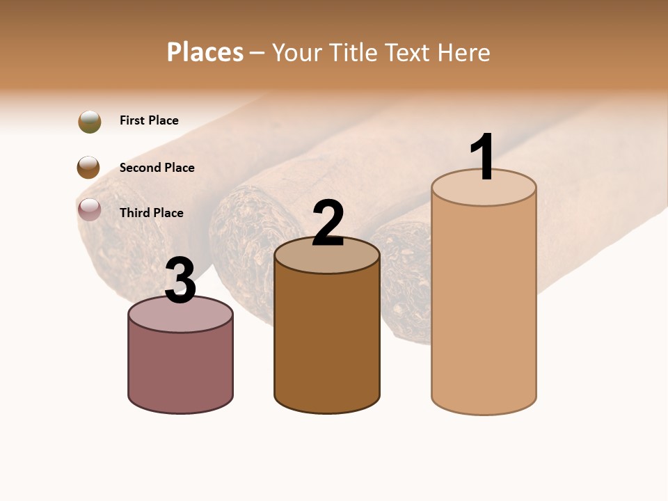 Cigarette Cuba Burning PowerPoint Template