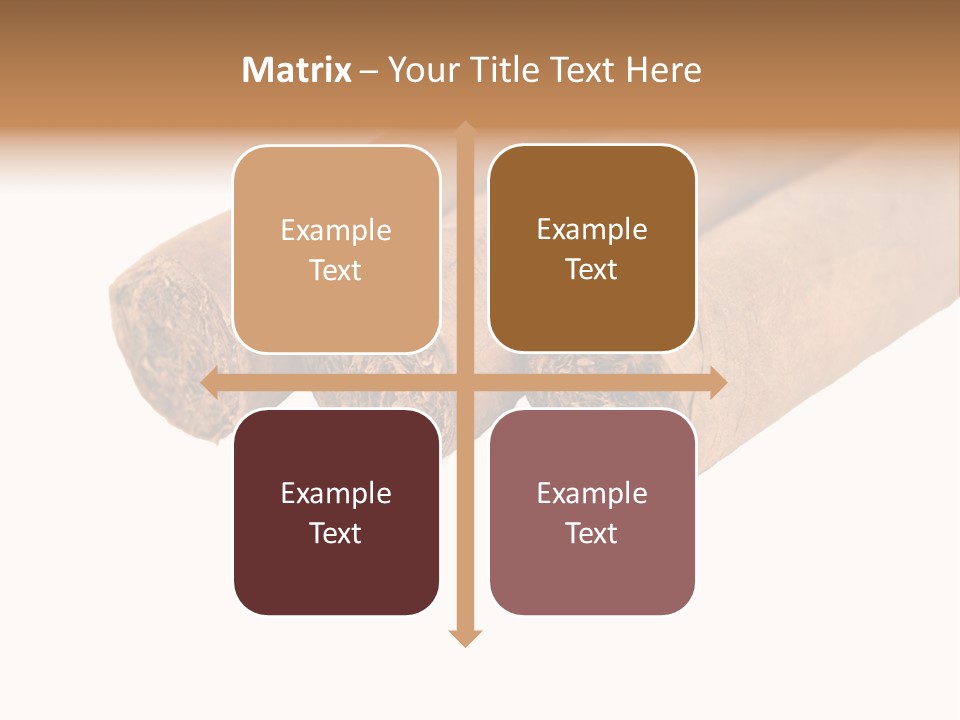 Cigarette Cuba Burning PowerPoint Template