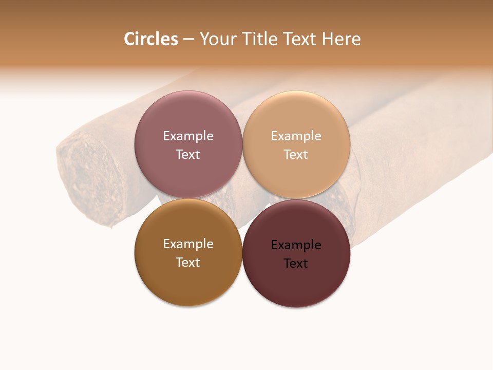 Cigarette Cuba Burning PowerPoint Template