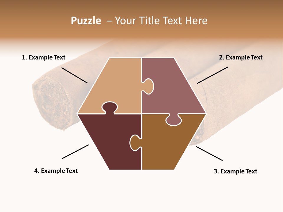 Cigarette Cuba Burning PowerPoint Template