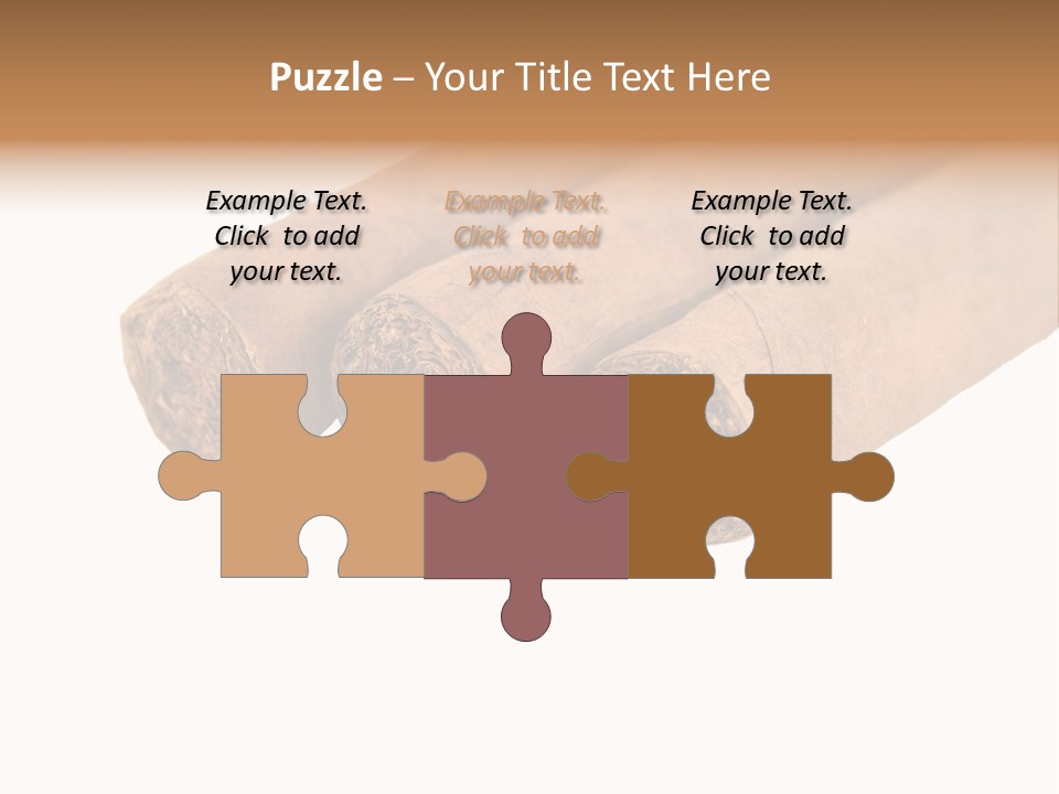 Cigarette Cuba Burning PowerPoint Template