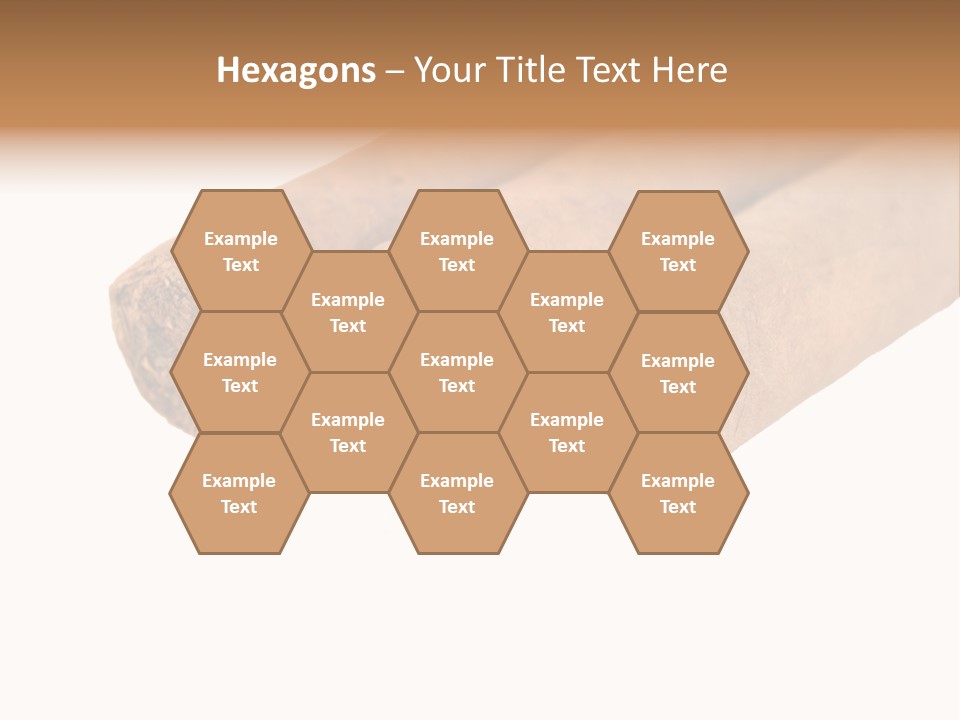 Cigarette Cuba Burning PowerPoint Template