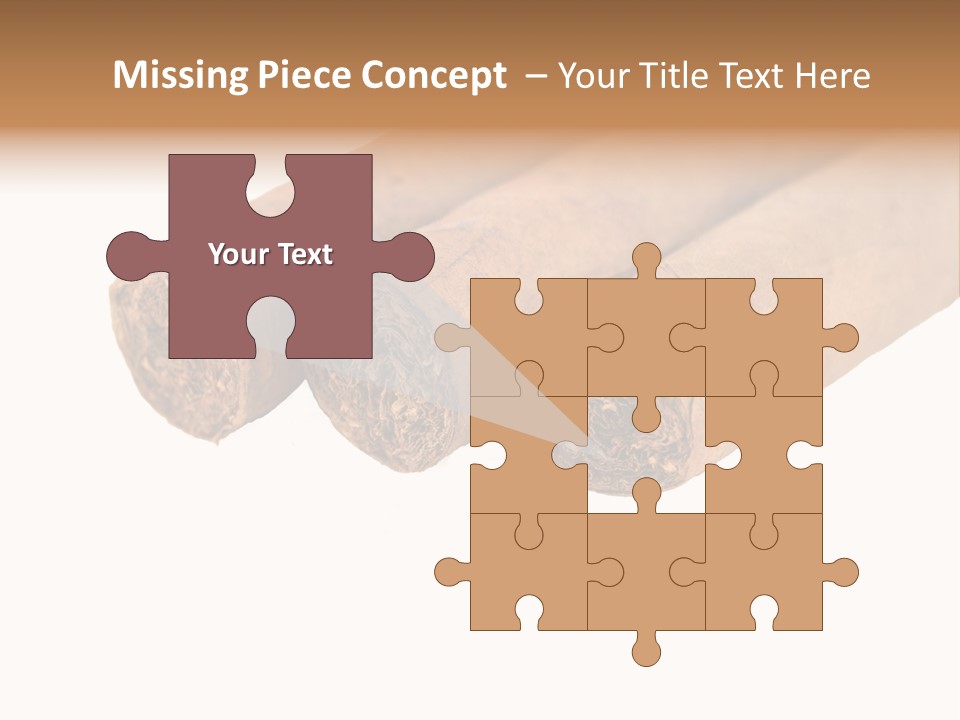 Cigarette Cuba Burning PowerPoint Template