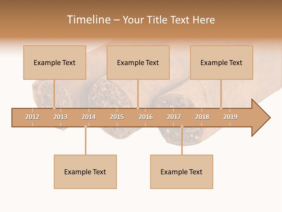 Cigarette Cuba Burning PowerPoint Template