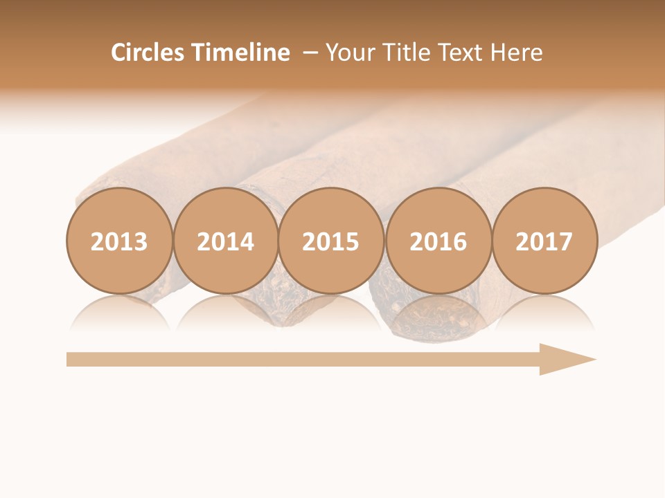 Cigarette Cuba Burning PowerPoint Template