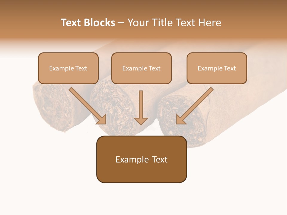 Cigarette Cuba Burning PowerPoint Template
