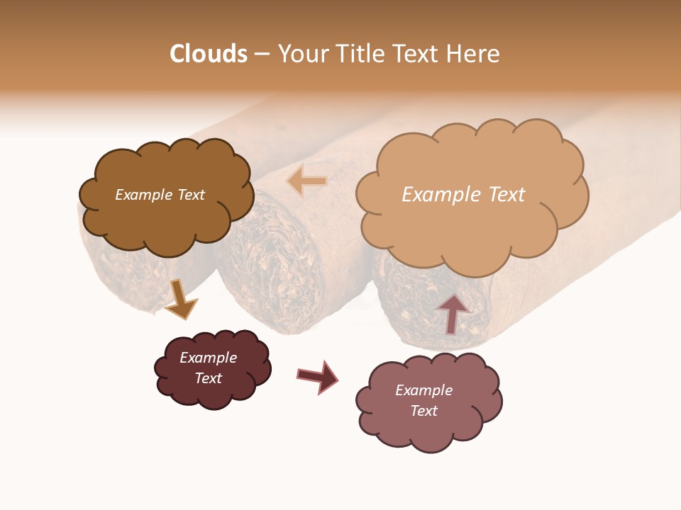 Cigarette Cuba Burning PowerPoint Template