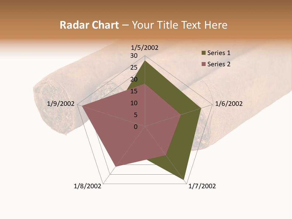 Cigarette Cuba Burning PowerPoint Template