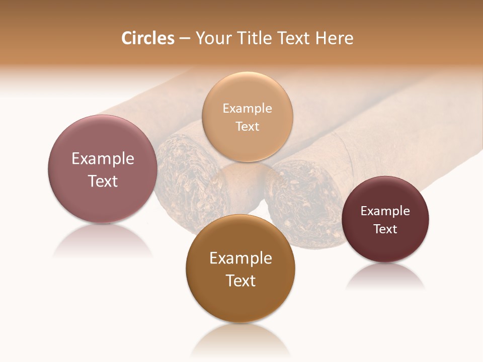 Cigarette Cuba Burning PowerPoint Template