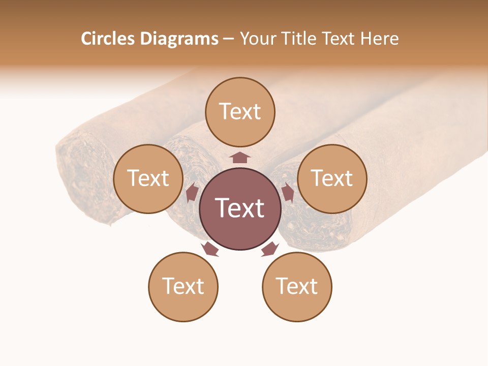 Cigarette Cuba Burning PowerPoint Template