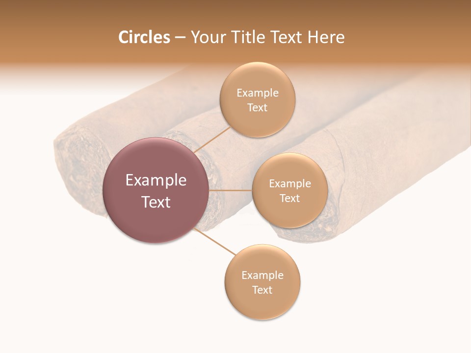 Cigarette Cuba Burning PowerPoint Template