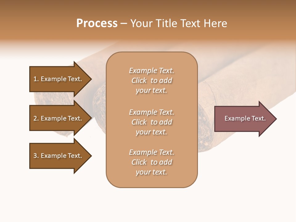 Cigarette Cuba Burning PowerPoint Template