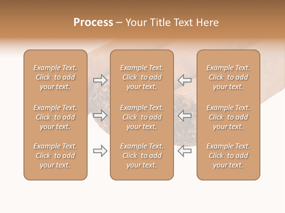Cigarette Cuba Burning PowerPoint Template