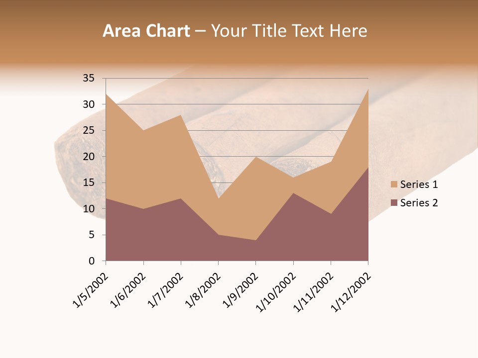 Cigarette Cuba Burning PowerPoint Template