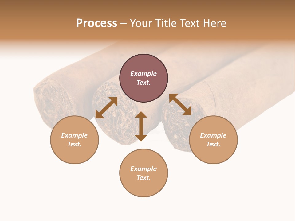 Cigarette Cuba Burning PowerPoint Template