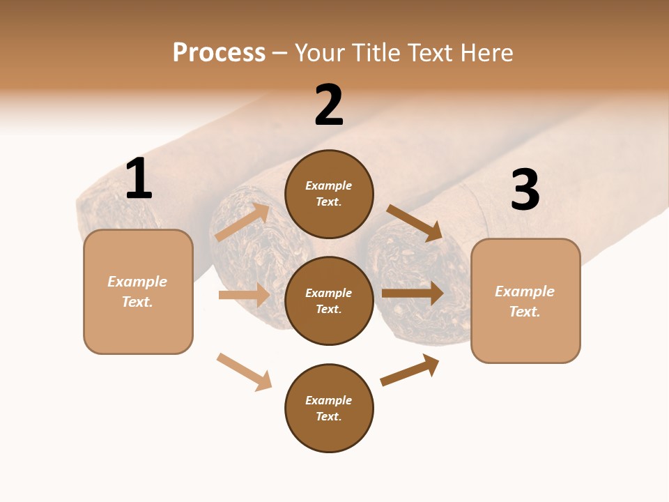 Cigarette Cuba Burning PowerPoint Template