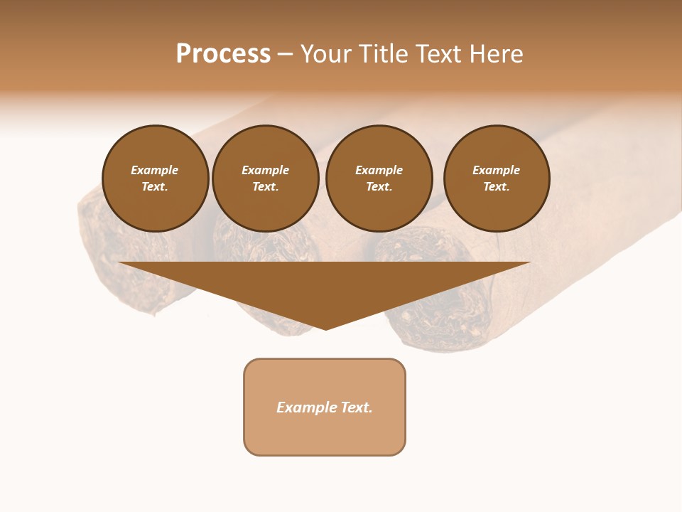 Cigarette Cuba Burning PowerPoint Template