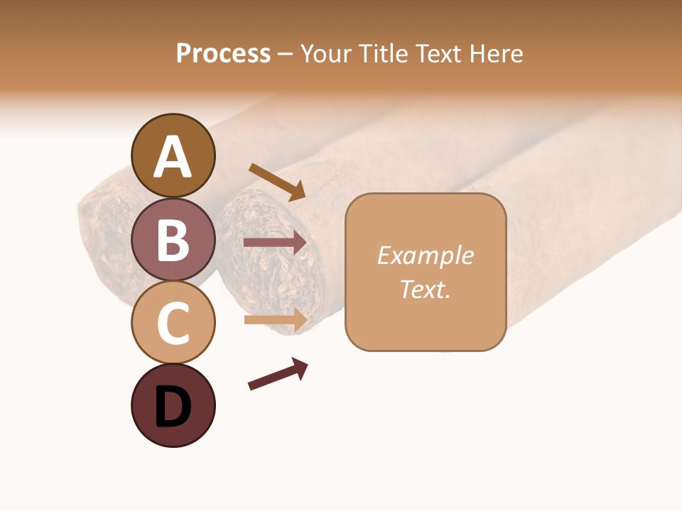 Cigarette Cuba Burning PowerPoint Template